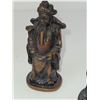 Image 3 : UNKNOWN MATERIAL CHINESE 3 WISE MEN STATUES 1" X 2.75"