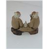 Image 3 : CHIENSE OLD MEN DEBATING OVER TEA 3" X 3"