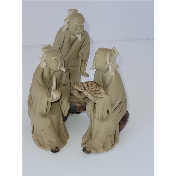 3 OLD CHINESE DEBATING MEN 2.75" X 3"