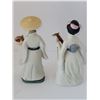 Image 3 : PAIR OF ASIAN WOMEN MUSICIANS ESP HAND PAINTED 2.5" X 6.5"
