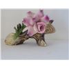 Image 1 : CAPODIMONTE SINGLE ROSE ON A BRANCH 7" X 5"