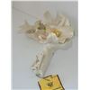 Image 3 : CAPODIMONTE DOVES ON A BRANCH WITH TAG 7" X 3"