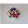 Image 1 : THORLEZ ENGLISH BONE CHINA FLORAL TABLE DECOR 3.5" X 3"