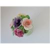 Image 2 : THORLEZ ENGLISH BONE CHINA FLORAL TABLE DECOR 3.5" X 3"