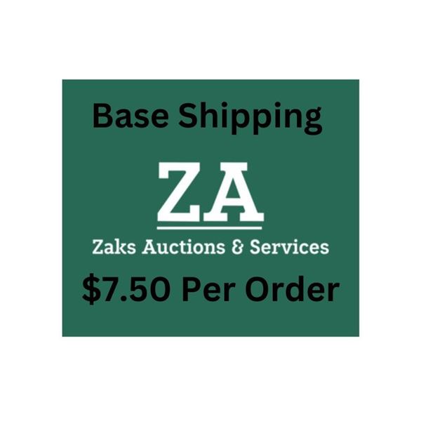 SHIPPING FOR ALL ITEMS