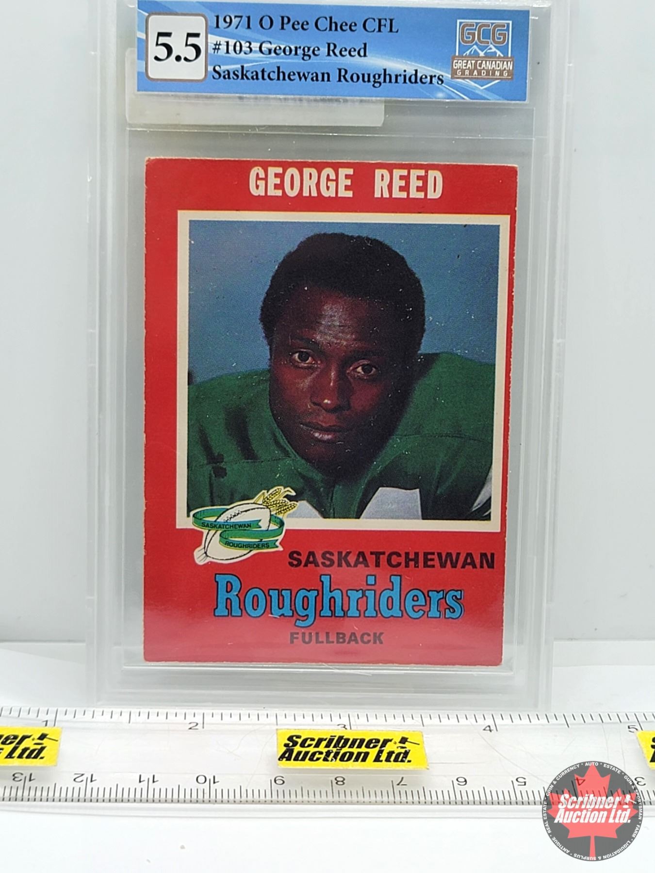 1971 O Pee Chee CFL #103 George Reed : Saskatchewan Roughriders ...