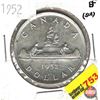 Image 1 : Canada Silver Dollar 1952 (SEE PICS!)