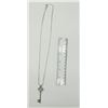 Image 1 : TIFFANY 925 STERLING KEY PENDANT ON STERLING CHAIN