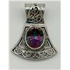 Image 2 : MYSTIC TOPAZ STERLING PENDANT