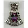 Image 3 : MYSTIC TOPAZ STERLING PENDANT