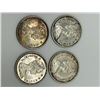 Image 2 : LOT OF 4 SILVER QUARTERS