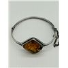 Image 1 : GEOMETRIC AMBER STERLING BRACELET