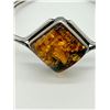 Image 2 : GEOMETRIC AMBER STERLING BRACELET
