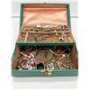 Image 1 : VINTAGE JEWELLERY BOX WITH VARIETY OF QUALITY ITEMS AND