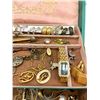 Image 4 : VINTAGE JEWELLERY BOX WITH VARIETY OF QUALITY ITEMS AND