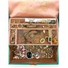 Image 6 : VINTAGE JEWELLERY BOX WITH VARIETY OF QUALITY ITEMS AND