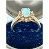 Image 2 : ESTATE OPAL 10KT GOLD RING