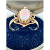 Image 2 : ESTATE ANTIQUE COLOURFUL OPAL 10KT GOLD RING