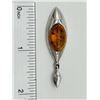 Image 3 : AMBER STERLING PENDANT