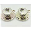 Image 2 : PAIR OF PARAGON TEA CUPS AND SAUCERS - EXCELLENT CONDITION