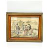 Image 1 : HAND PAINTED ASIAN FRAMED ARTWORK LOT 2