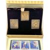 Image 1 : BOXED 1976 RCM CANADIAN BRONZE OLYMPIC STAMP SET
