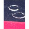 Image 2 : LADIES NEEDLE EARRINGS SIZE 10MM STAMPE 925