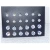 Image 2 : 12 PAIR CLEAR ZIRCON EARRINGS