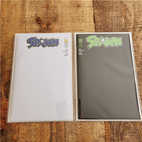 Spawn 329 330 Blank Cover Variants