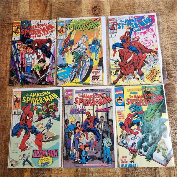 Amazing Spiderman Comics x 6