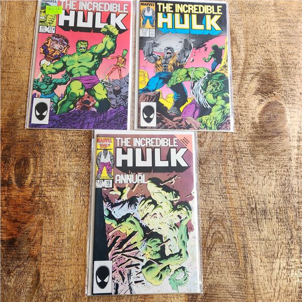 Incredible Hulk 314 332 Annual 15