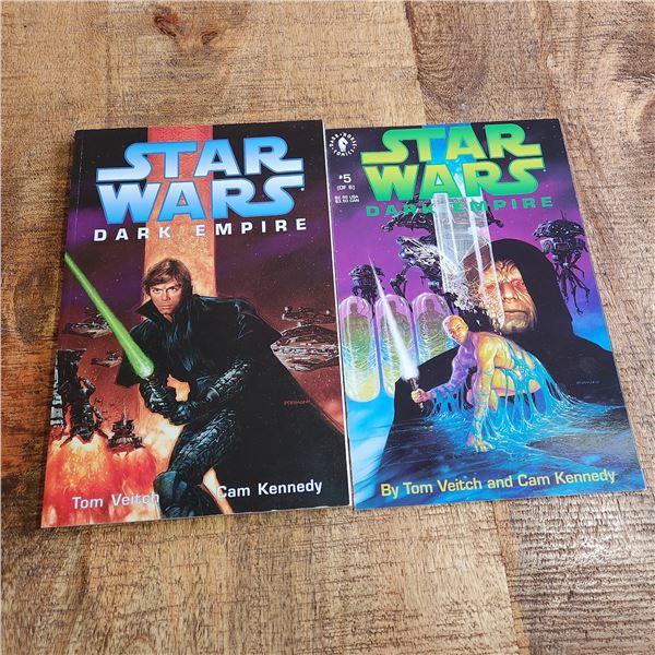 Star Wars Dark Empire Comics x 2