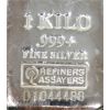 Image 2 : 1 Kilo .999+ Silver RMC Serial Numbered Bar 