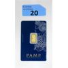 Image 1 : 2.5 Gram .9999 Fine Gold PAMP Suisse Certified Bar 