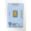 Image 2 : 2.5 Gram .9999 Fine Gold PAMP Suisse Certified Bar 