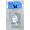 Image 1 : 1 Oz .999 Silver 2-Sided Art Bar 
