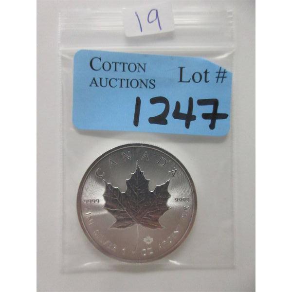 1 Oz .9999 Silver 2021 Canada Maple Leaf Coin