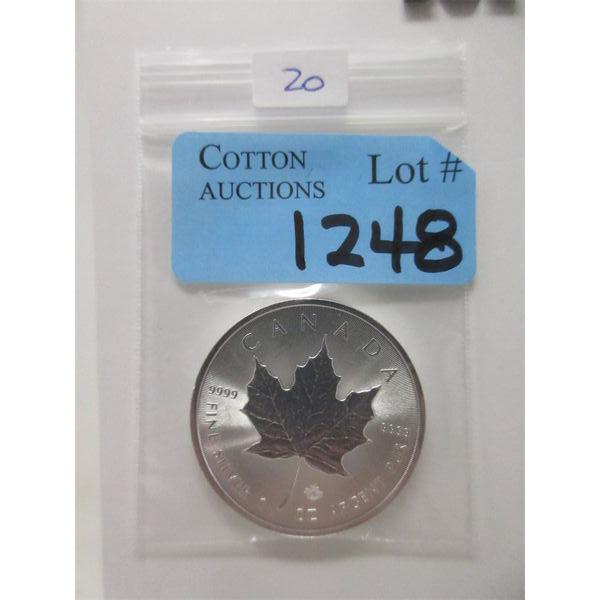 1 Oz .9999 Silver 2022 Canada Maple Leaf Coin