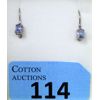 Image 1 : New Tanzanite Sterling Silver Earrings 