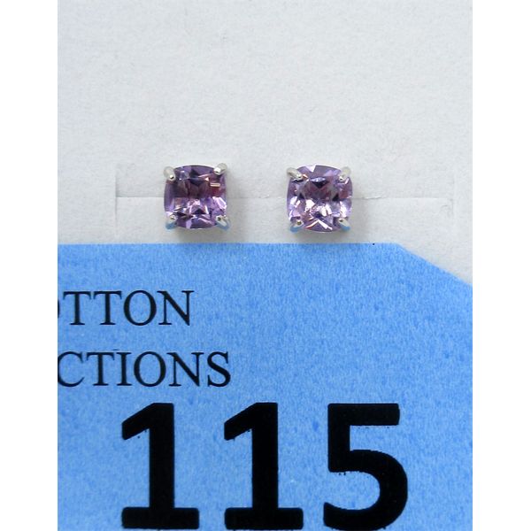 New Amethyst Sterling Silver Earrings