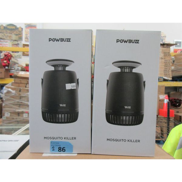 2 New PowBuzz Mosquito Killers - Model PB-H01E 