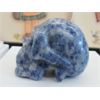 Image 2 : 454 Carat Blue Jasper Skull - Hand Carved