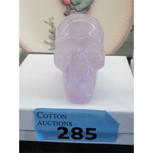 715 Carat Amethyst Crystal Skull - Hand Carved