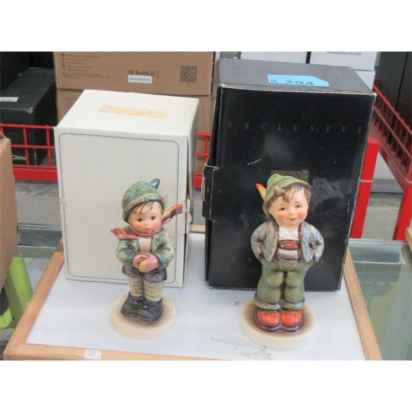 1 M.J. Hummel & 1 Goebel Club Figurine - Original Boxes