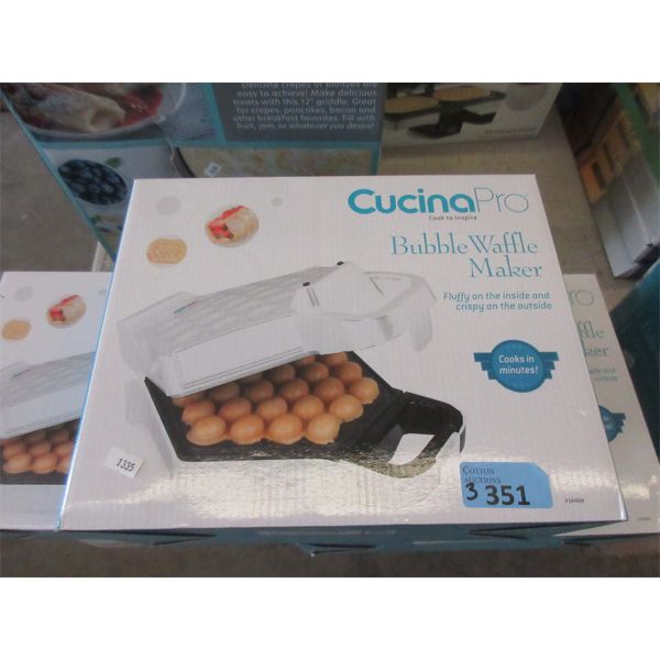 3 Cucina Pro Bubble Waffle Makers