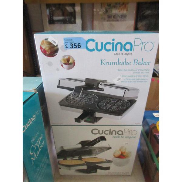 2 Cucina Pro Krumkake Bakers