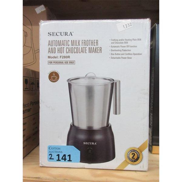 2 Secura Automatic Milk Frother / Hot Choc Makers