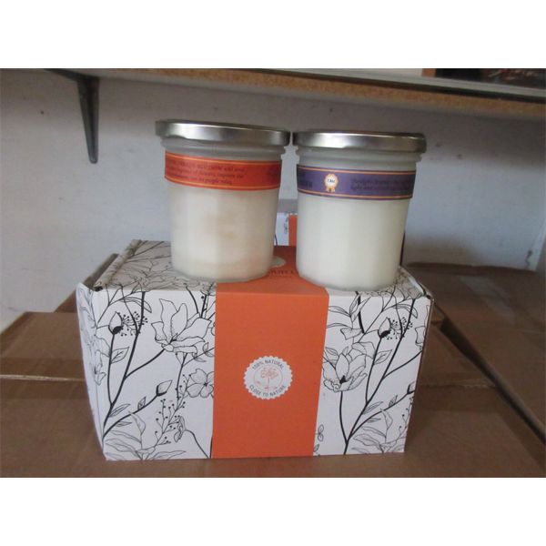 3 Sets of 2 Aromatherapy Jar Candles - 7.4 Oz