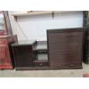 Image 1 : Glass Topped Rosewood Cabinet - Asian Design