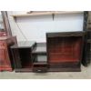 Image 2 : Glass Topped Rosewood Cabinet - Asian Design